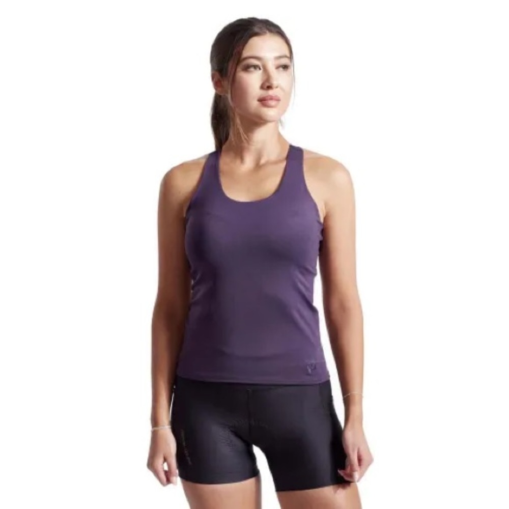 Pearl Izumi Women’s Sugar Air Sleeveless Cycling Tank – Purple – Built-In Bra